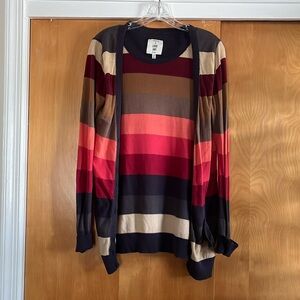 Colorful Large Cardigan